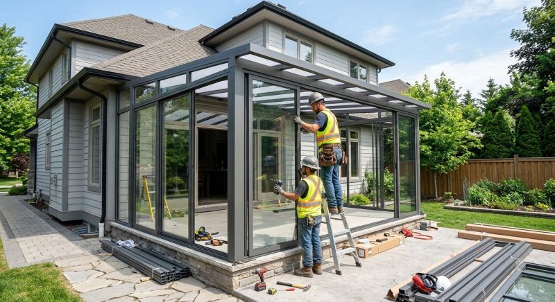 Patio Enclosure Installation in Asheville, NC